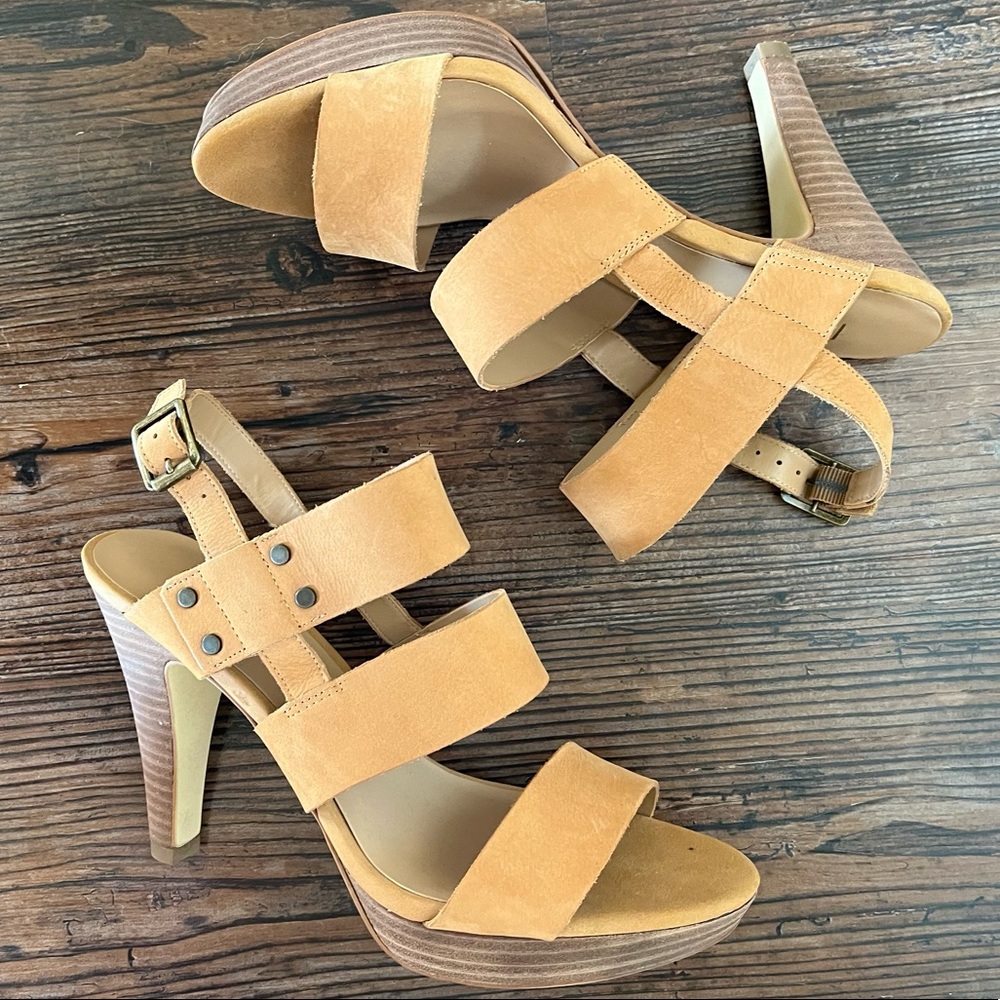 Franco Sarto Tan Heels - Size 8.5